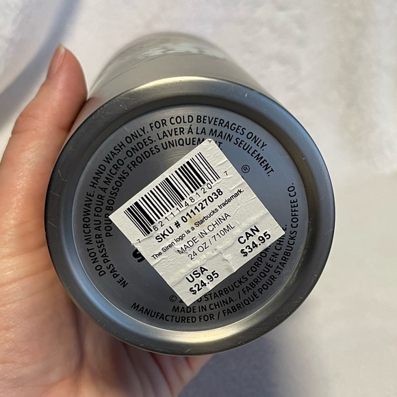 Starbucks 2021 holiday stainless steel tumbler - Picture 6 of 11